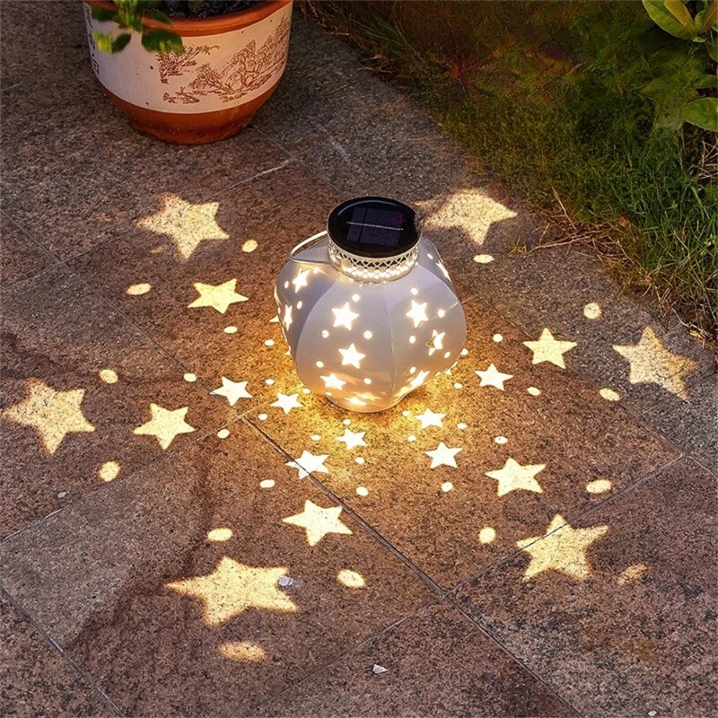 Lighting Fixture Outdoor - Garden Star Projector Lamp Hanging Solar