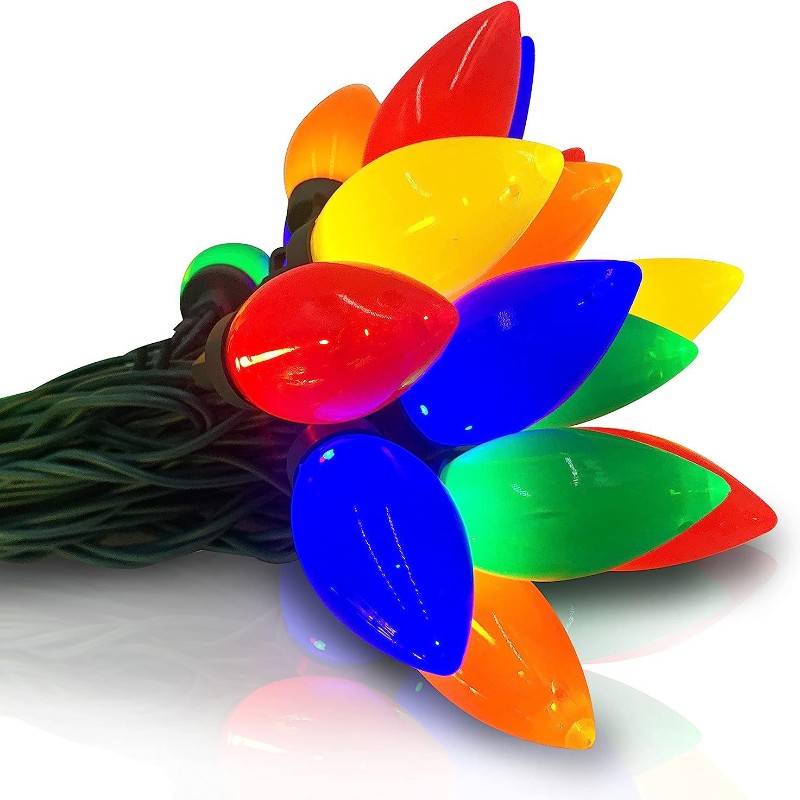Outdoor Lighting On Trees - ABLJ Multi-Color LED String Lights For