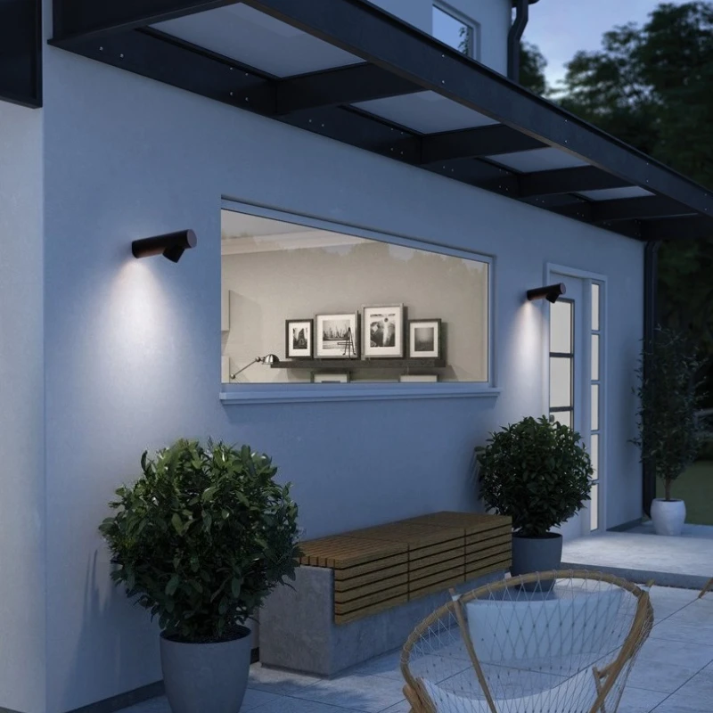 Outdoor Lighting Unique - SANDYHA Modern LED Wall Lamp Unique