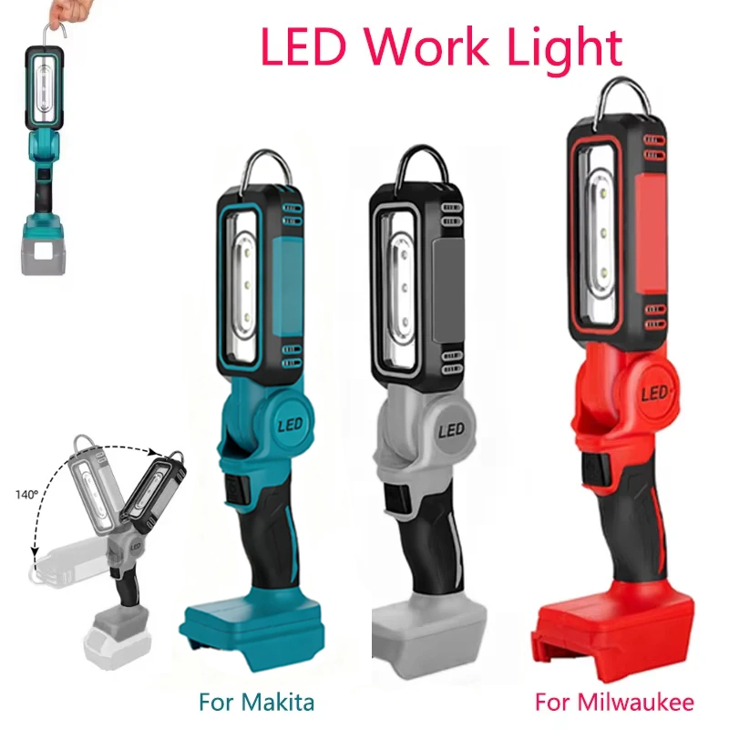 Outdoor Lighting Milwaukee - 1200lm Cordless LED Work Light for