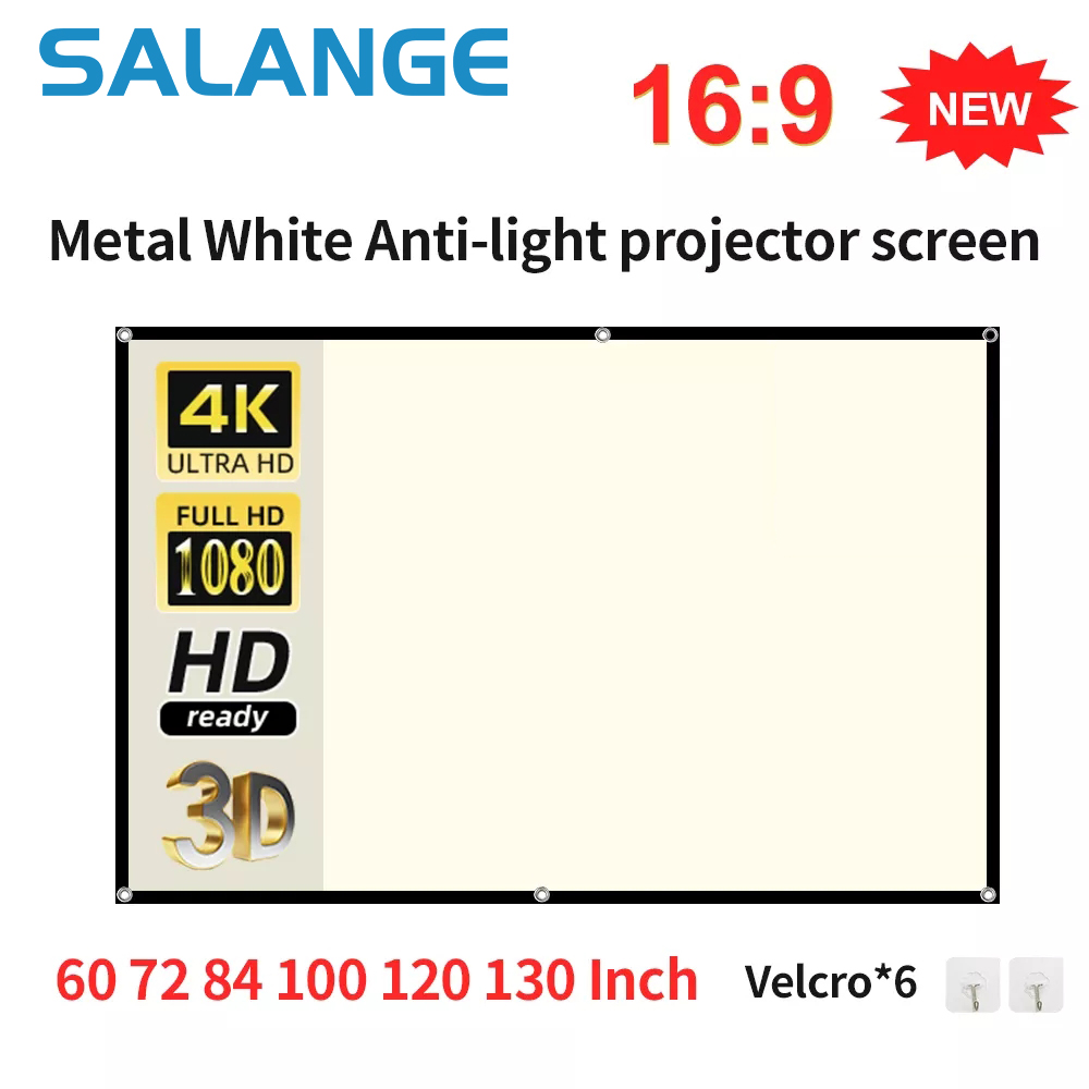 Outdoor Lighting Grid Screen - Salange Projector Screen 16:9 High Brightness