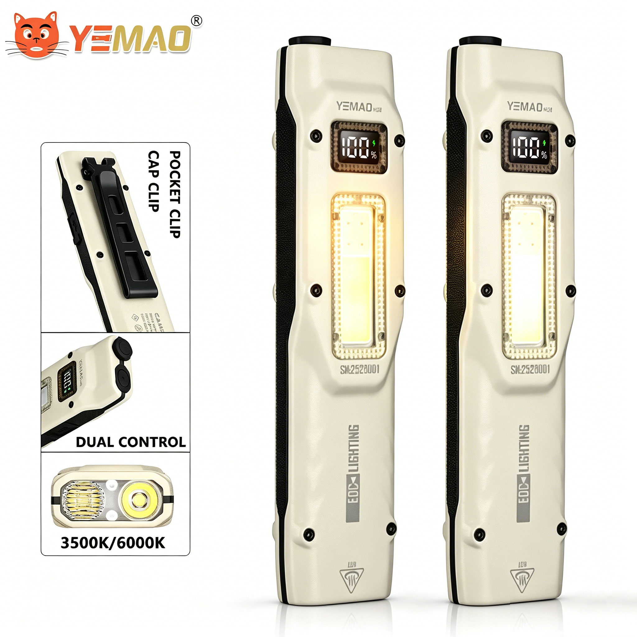 Portable 880LM YEMAO M28 Ultra - đánh giá và giá Lighting Fixture Outdoor