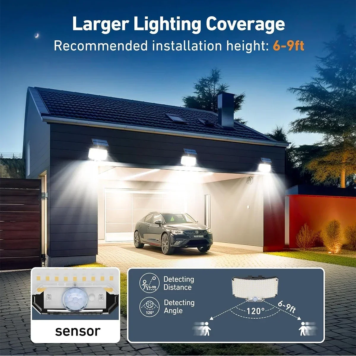 234LED Solar Outdoor Lights Mo - đánh giá và giá Outdoor Lighting For Garden