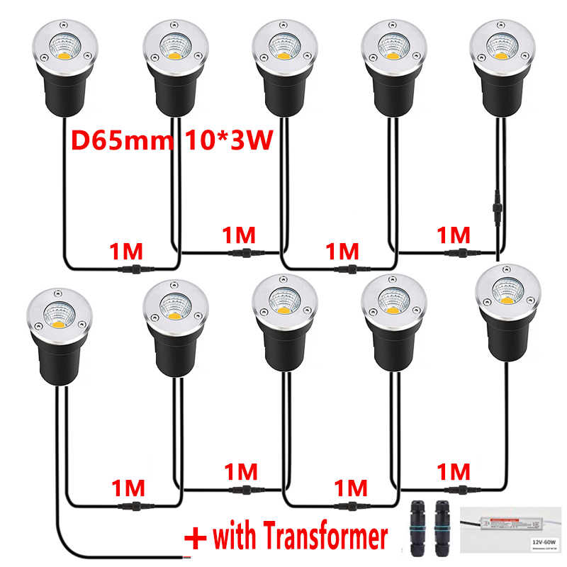12V LED In-ground Light IP67 W - đánh giá và giá Outdoor Lighting Underground Wiring