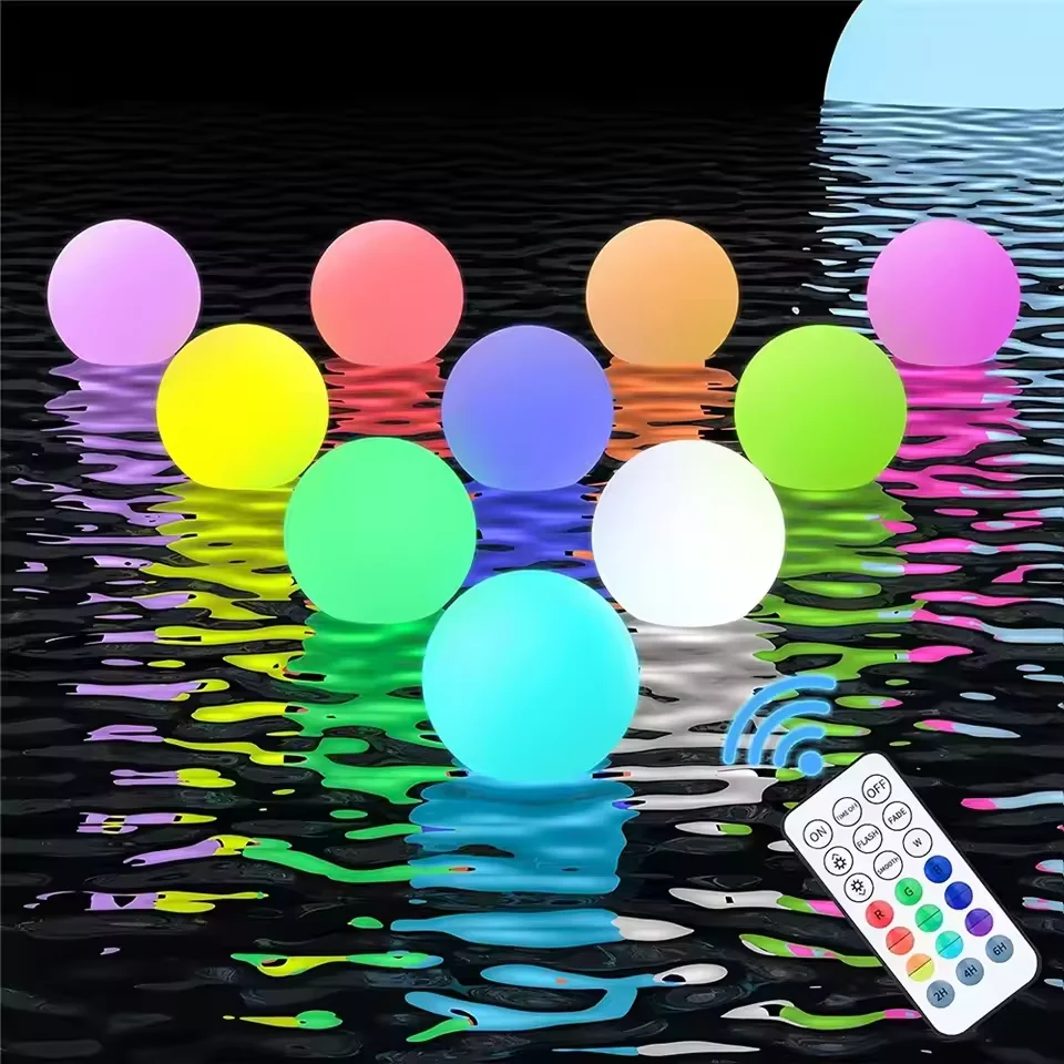 1-5PCS Floating Pool Lights wi - đánh giá và giá Outdoor Lighting Around Pool