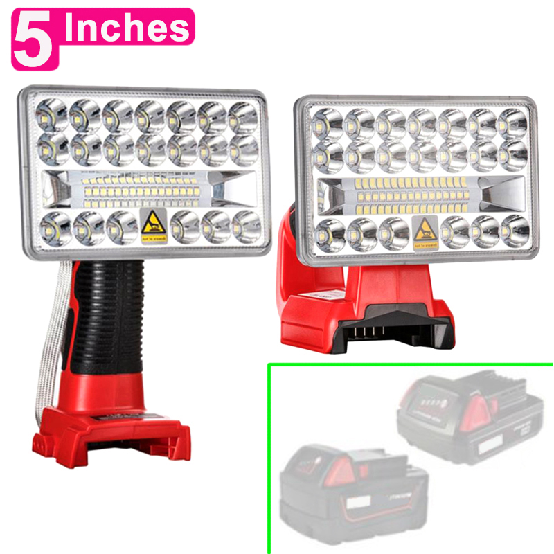 Xe Ô Tô Đèn Làm Việc Pin Li-io - đánh giá và giá Outdoor Lighting Milwaukee