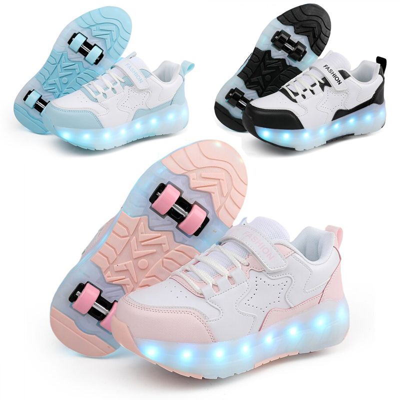Kid Led Sneakers USB Charging  - đánh giá và giá Outdoor Lighting Grid Screen
