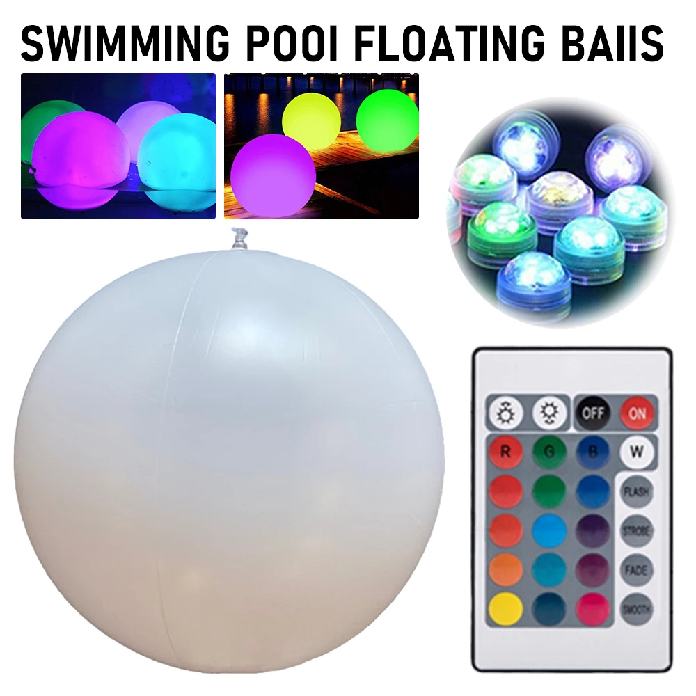 60/90cm Luminous LED Throwing  - đánh giá và giá Outdoor Lighting Around Pool