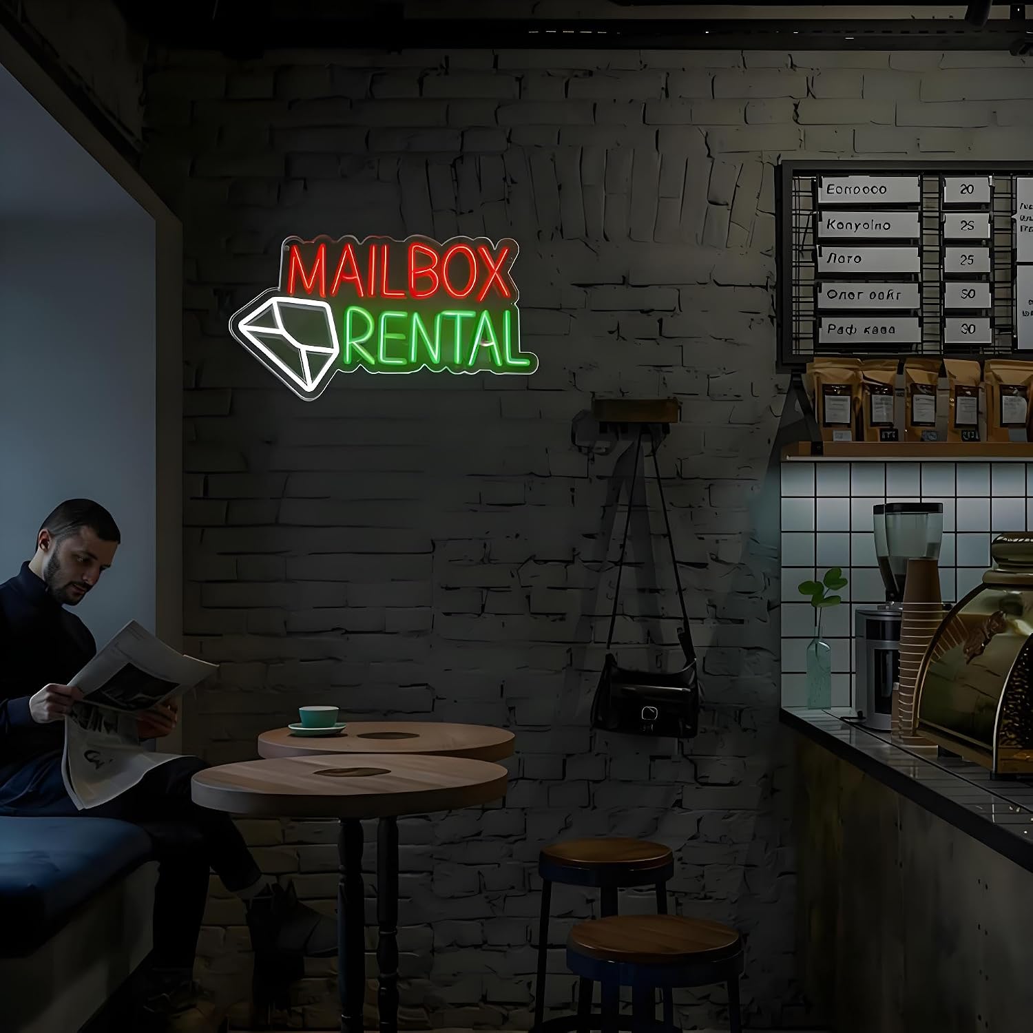 Mailbox Rental LED Neon Sign U - đánh giá và giá Outdoor Lighting Rental