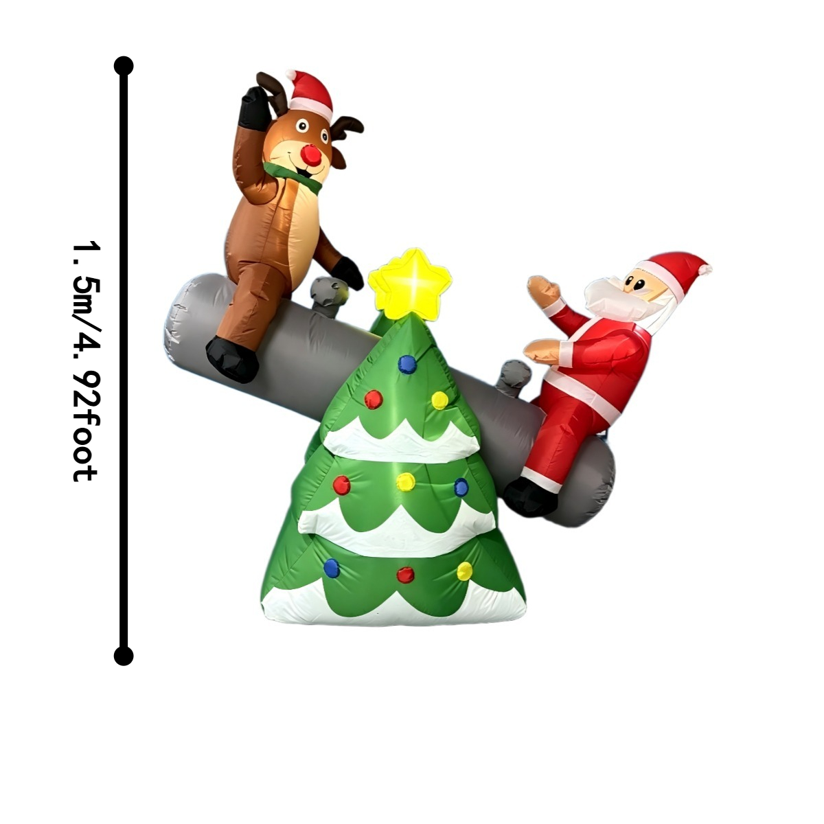 Christmas Inflatable Toys Sant - đánh giá và giá Outdoor Lighting On Trees