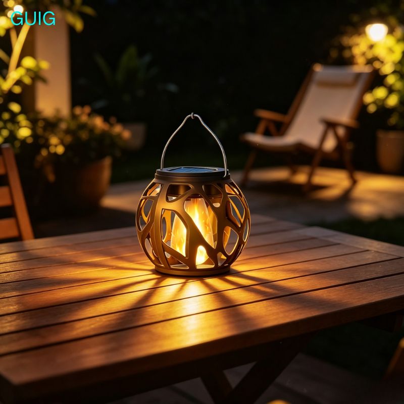 1/2/4 Pack Solar Hanging Flame - đánh giá và giá Outdoor Lighting On Trees