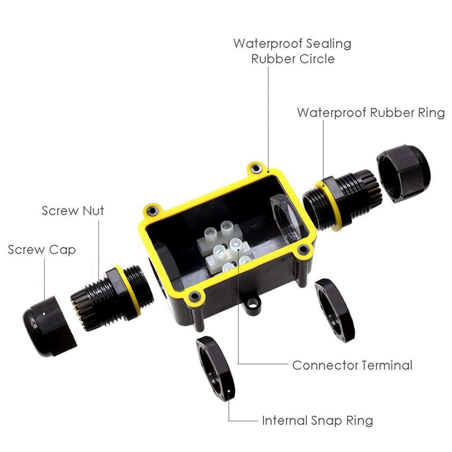 2 Way Outdoor Waterproof IP66  - đánh giá và giá Outdoor Lighting Wire