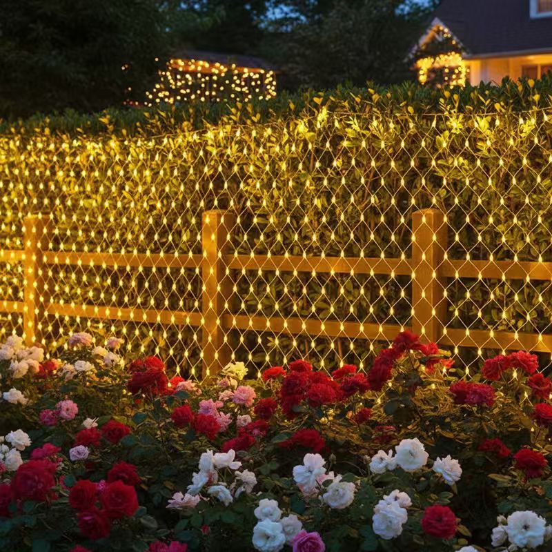 3x2m Christmas Net Mesh Curtai - đánh giá và giá Outdoor Lighting Grid Screen
