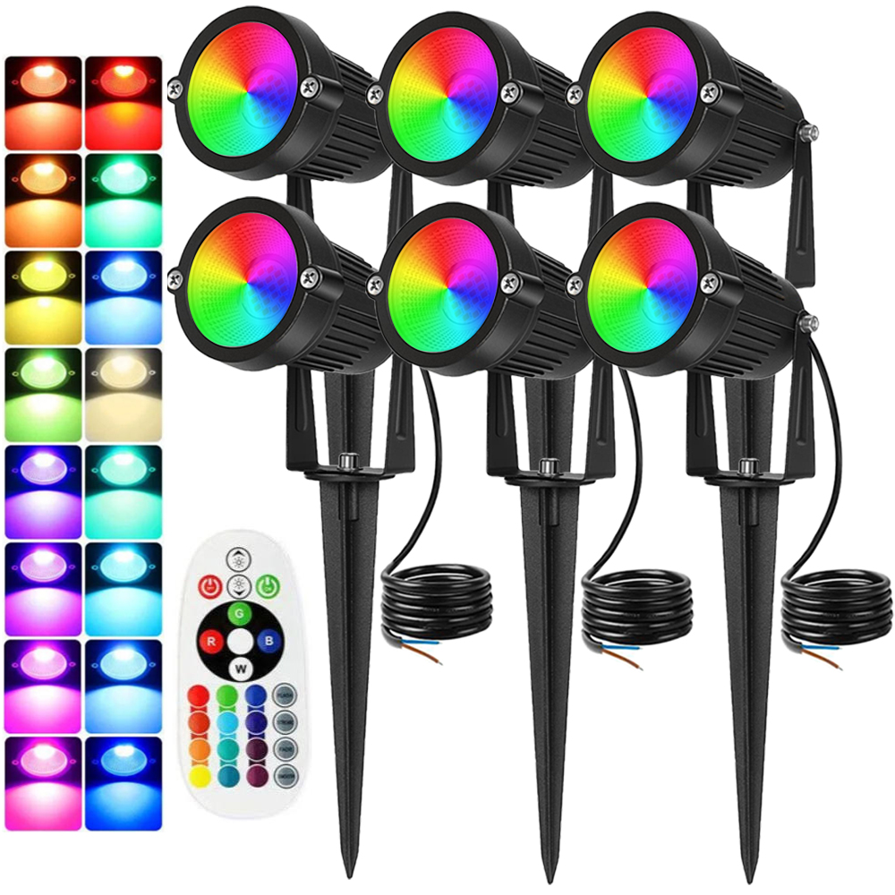 RGBW Landscape Lighting 10W wi - đánh giá và giá Outdoor Lighting For Garden