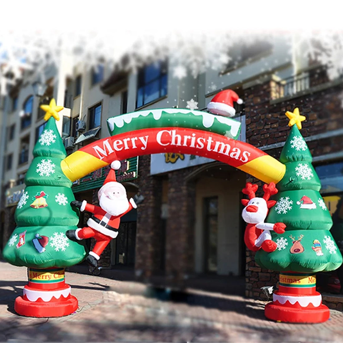 Christmas Inflatable Xmas Tree - đánh giá và giá Outdoor Lighting On Trees