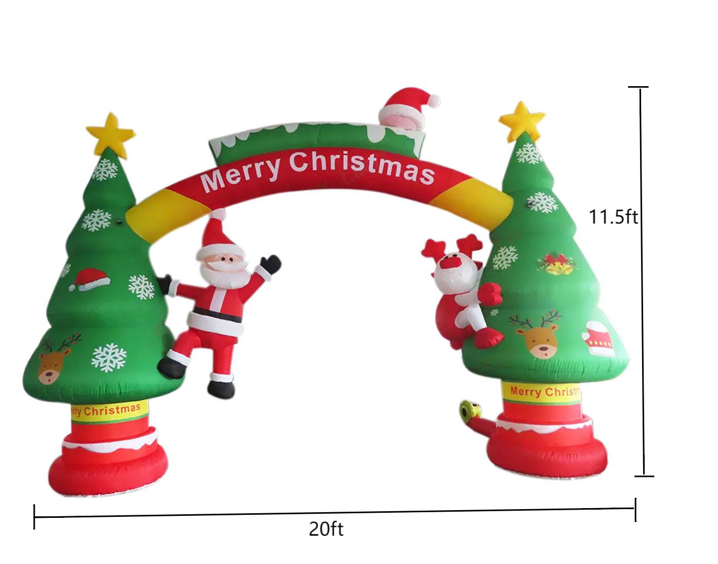 Christmas Inflatable Xmas Tree - đánh giá và giá Outdoor Lighting On Trees