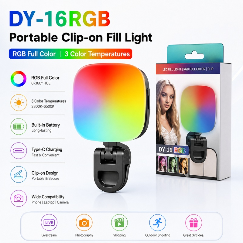 Portable RGB LED Fill Light Po - đánh giá và giá Outdoor Lighting In Photography