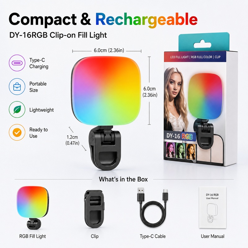 Portable RGB LED Fill Light Po - đánh giá và giá Outdoor Lighting In Photography