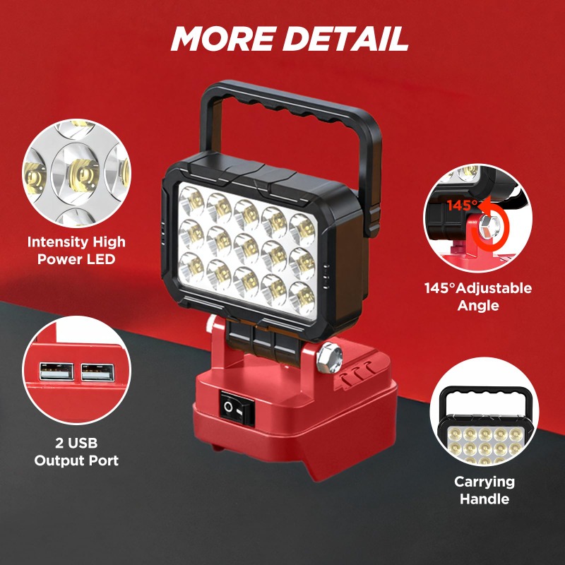Portable Work Light Home Light - đánh giá và giá Outdoor Lighting Milwaukee