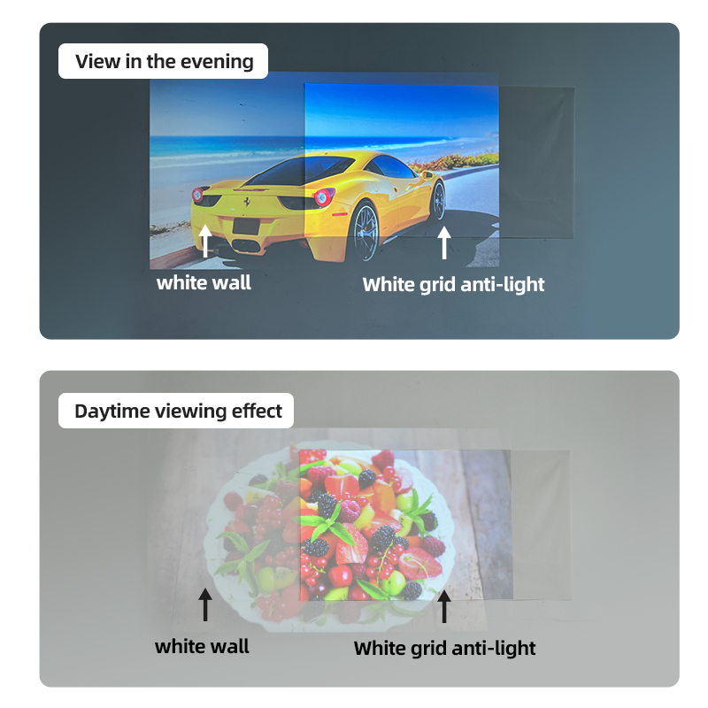 VEIDADZ Projector Screen 60 72 - đánh giá và giá Outdoor Lighting Grid Screen