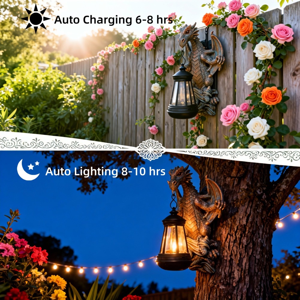 Unique Solar Dragon Figurine R - đánh giá và giá Outdoor Lighting Unique