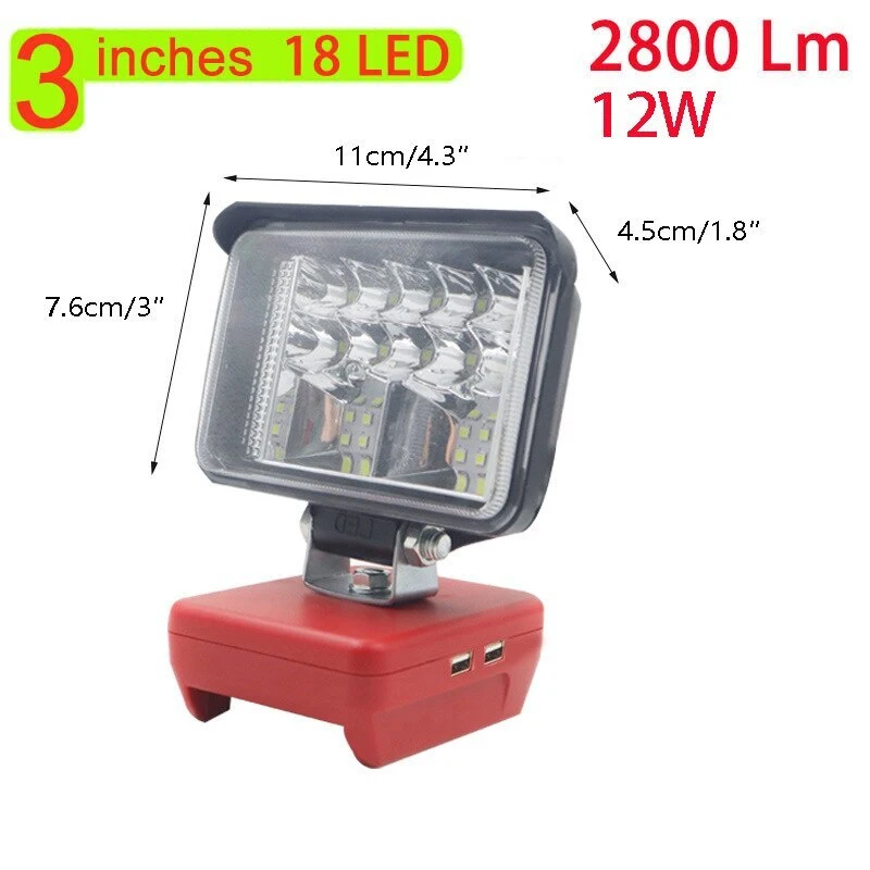 ZWINCKY 12W LED Work Light For - đánh giá và giá Outdoor Lighting Milwaukee