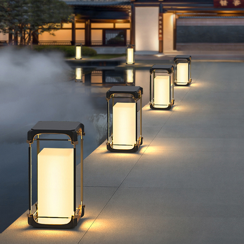 Luminous Floor Lamp Courtyard  - đánh giá và giá Outdoor Lighting For Garden