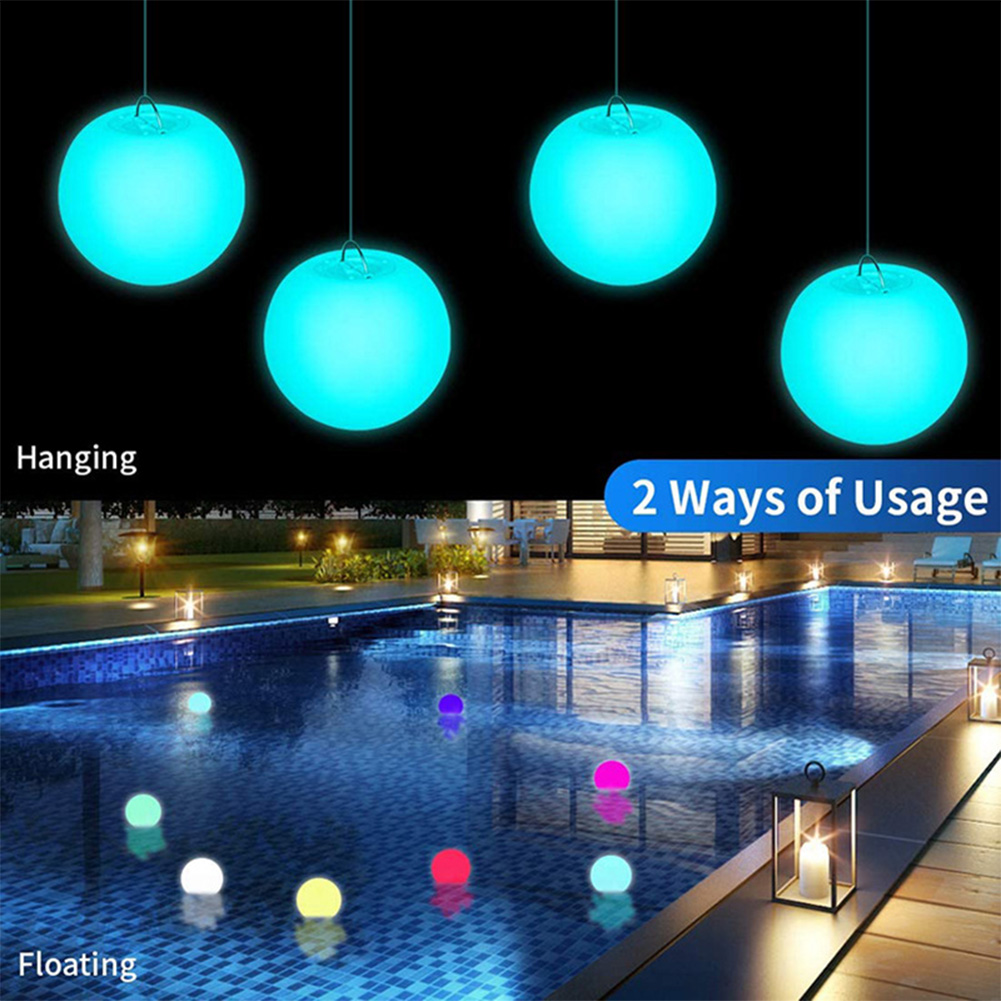 LED Glowing Ball Night Light R - đánh giá và giá Outdoor Lighting Around Pool