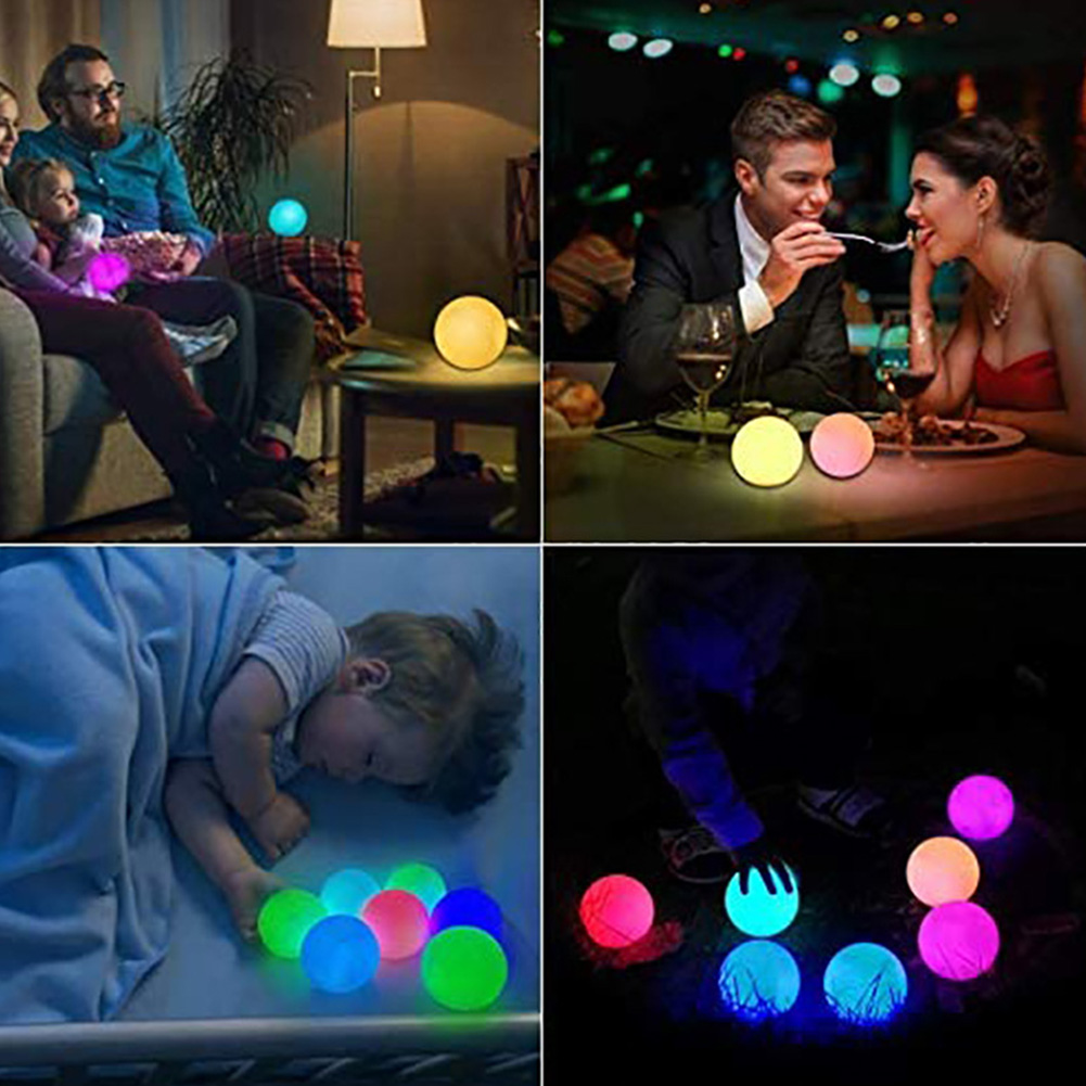 LED Glowing Ball Night Light R - đánh giá và giá Outdoor Lighting Around Pool
