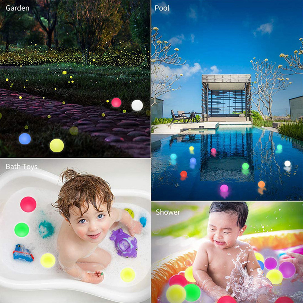 LED Glowing Ball Night Light R - đánh giá và giá Outdoor Lighting Around Pool