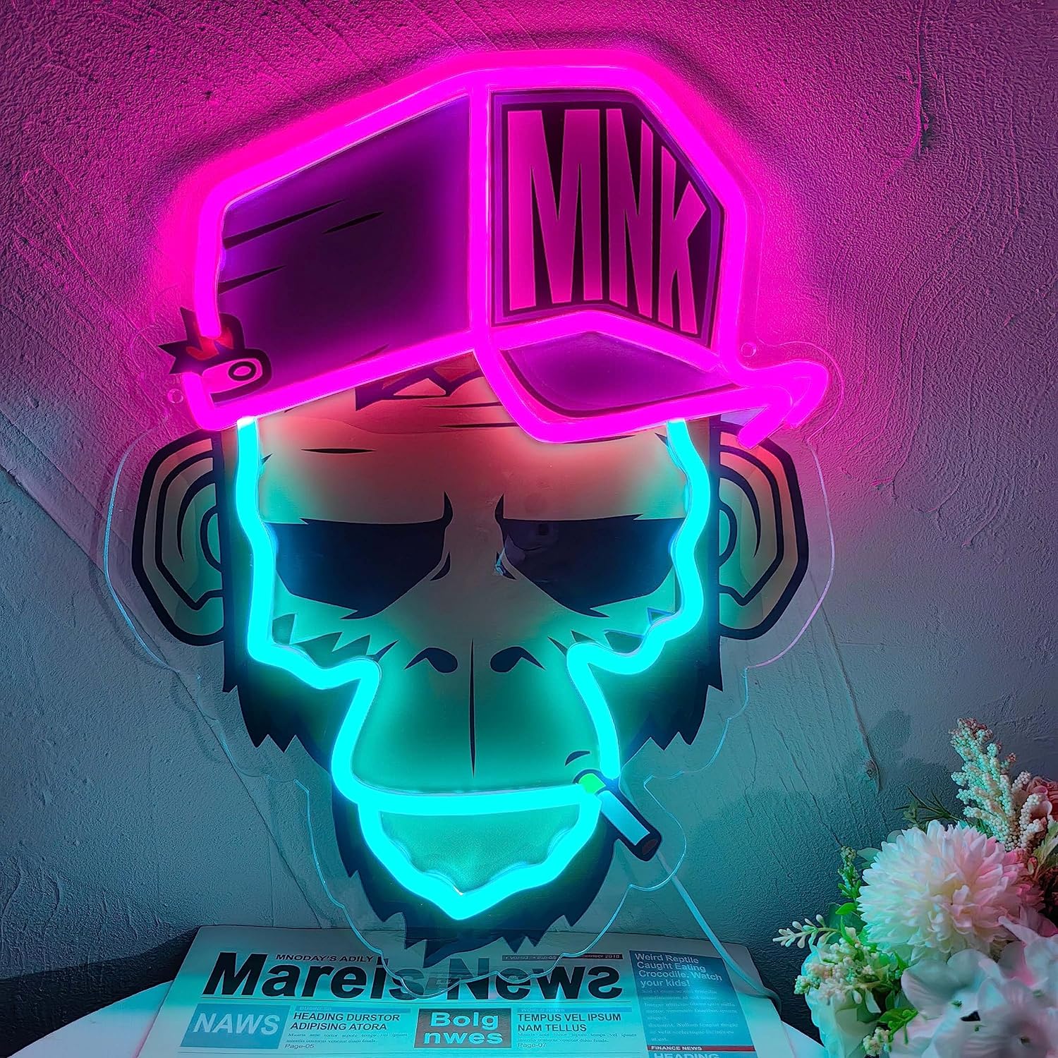 Cool Monkey with Hat Neon Sign - đánh giá và giá Outdoor Lighting Unique