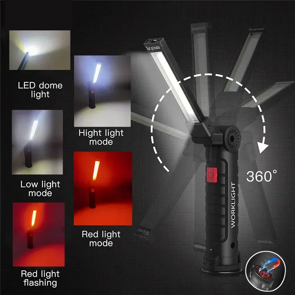 LED COB Flashlight USB Recharg - đánh giá và giá Lighting Fixture Outdoor