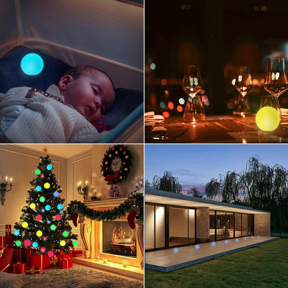 LED Glowing Ball Night Light I - đánh giá và giá Outdoor Lighting Around Pool