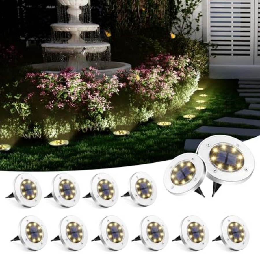 Solar Ground Lights Solar Ligh - đánh giá và giá Outdoor Lighting For Garden