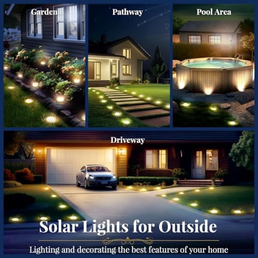 Solar Ground Lights Solar Ligh - đánh giá và giá Outdoor Lighting For Garden