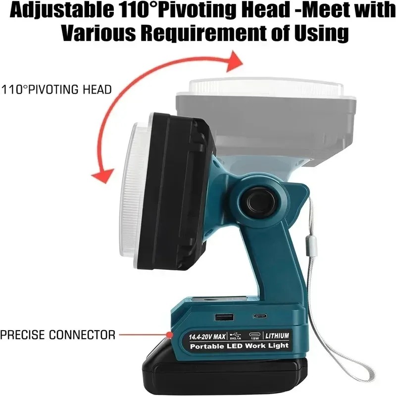50W Outdoor Portable Work Ligh - đánh giá và giá Outdoor Lighting Milwaukee