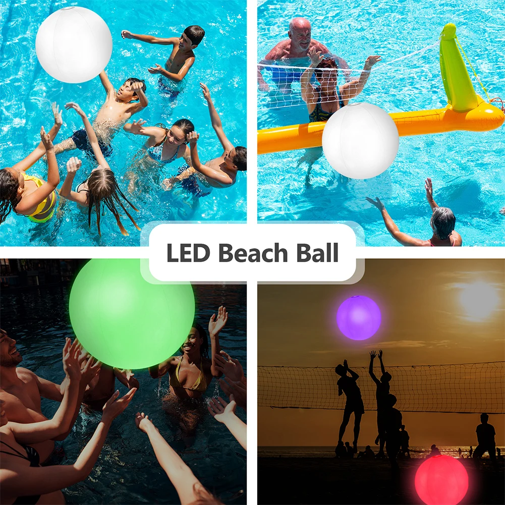 Inflatable Pool Beach Ball 16  - đánh giá và giá Outdoor Lighting Around Pool