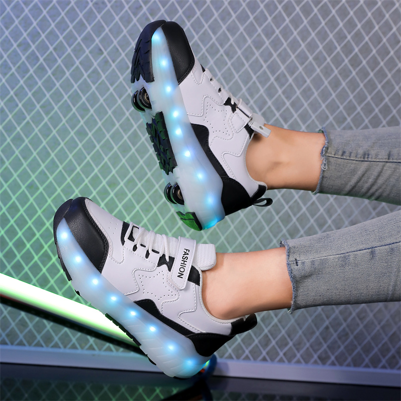 Kid Led Sneakers USB Charging  - đánh giá và giá Outdoor Lighting Grid Screen