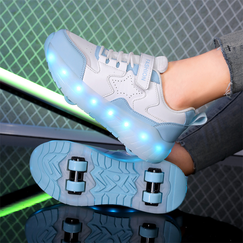 Kid Led Sneakers USB Charging  - đánh giá và giá Outdoor Lighting Grid Screen